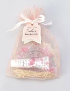 サクラCA プチバスギフト　テマリザクラ　 バスソルト　ミニハンドクリームセット