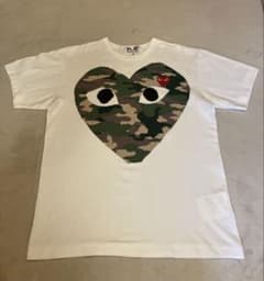 PLAY COMME des GARCONS カモフラ ハート Tシャツ - メルカリ