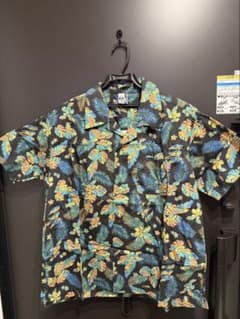 チャムロハ CHUMS アロハシャツ 半袖シャツ ボタニカル柄 Mサイズのサムネイル