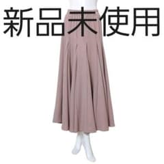 新品未使用タグつき　ウエストギャザーゴアードスカート　ダスティーピンクのサムネイル