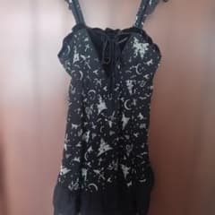 axes femme ゴシック調キャミワンピース