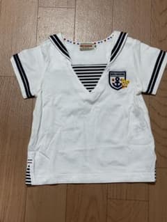 MIKI HOUSE セーラー襟 Tシャツ80cmのサムネイル