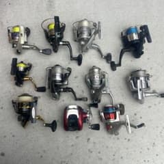スピニングリール ベイトリール　まとめ売り 11点セットのサムネイル