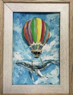 絵画 上を向けば空 micchan作 - メルカリ