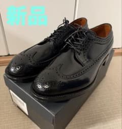 新品 オールデン ロングウィング ブラック コードバン 7.5D 58853 