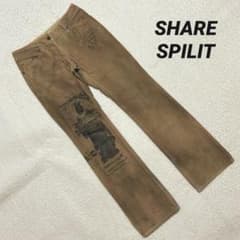 SHARE SPILIT シェアースピリット ヴィンテージ加工 パンツ 38 SHARE SPILIT シェアースピリット ヴィンテージ加工 パンツ 38 - メルカリ