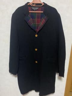 comme des garcons homme plus 縮絨切りっぱなしコートのサムネイル