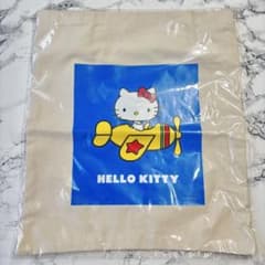 ハローキティ 飛行機 トートバッグのサムネイル
