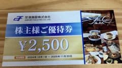 ブルーコーナー UC 店 株主優待券 ¥2,500のサムネイル