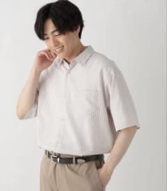新品、タグ付き　　GLOBAL WORK サラサマ快適シャツ　サイズ　L