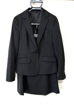 洋服の青山　nline Precious ブラックウォッシャブルスーツ9号のサムネイル