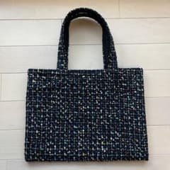 ツイード　サブバッグ　ミニサイズのサムネイル