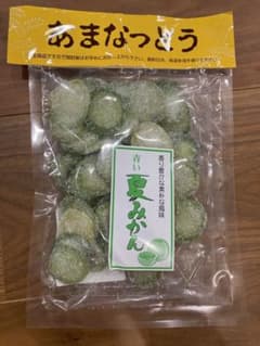 笠間名産あまなっとう　青い夏みかんのサムネイル