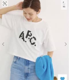 IENA A.P.C.別注 DECALEプリント Tシャツ　ホワイトのサムネイル