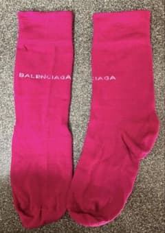 BALENCIAGA バレンシアガ ソックス ピンク - メルカリ
