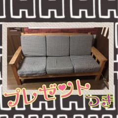 期間限定最終¥14,000円引きプレゼント付☆3人掛けソファー  カントリー家具のサムネイル