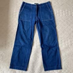 URBAN RESEARCH DOORS インディゴブルー ワークパンツのサムネイル