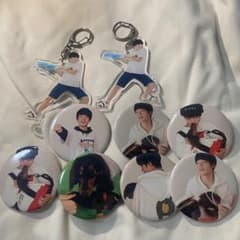 すしらーめんりく　アクリルキーホルダー　缶バッチのサムネイル