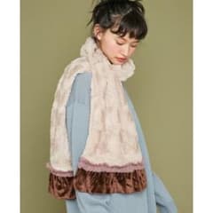 merryjennyベロアフリルマフラーのサムネイル