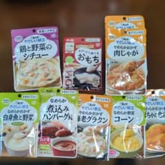 介護食　キューピーやさしい献立＆アサヒ　スプーンで食べる　おもち 未開封品　9袋のサムネイル