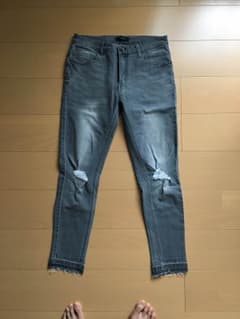 カットオフクラッシュスキニーデニムのサムネイル