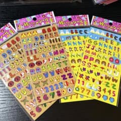 アルファベットシール 絵いごのシール 4枚セットのサムネイル