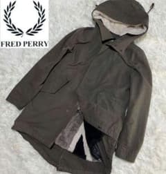FRED PERRY 모드 코트 카키