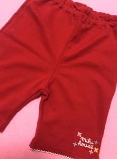 新品・未使用　ミキハウス ♡ スパッツ　80㎝のサムネイル