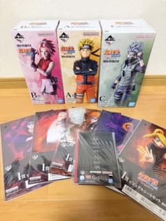 이치 반 쿠지 NARUTO-나루토- 질풍전 풍영탈환편 A, B, C상 세트