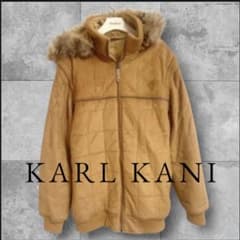KARL KANI コヨーテファー リバーシブル ジャケット Y2kグランジお兄 
