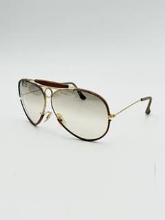 希少✨ Ray-Ban USA/B&L シューター レザーコレクション 茶 - メルカリ