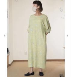 美品✨mina perhonen cross flower カットソーワンピース - メルカリ