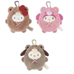 サンリオ ポチャッコ もこもこ ラテクママスコットポーチのサムネイル