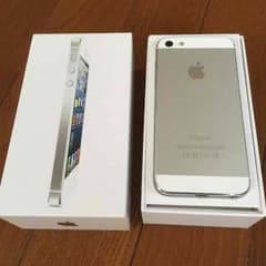 値下げしました iphone5　良品 16GB　シルバー No1のサムネイル