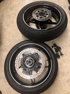 ZX25R 前後ホイールタイヤブレーキディスクセット - メルカリ
