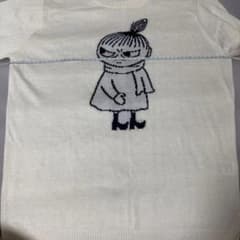 MOOMIN キャラクター刺繍 長袖ニットセーターのサムネイル