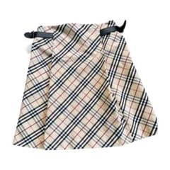 ジバ氏　バーバリーロンドン　スカート　ノバチェック　アルパカ混　三陽商会 バーバリーロンドン ノバチェック ラップ風スカート 三陽商会 - メルカリ