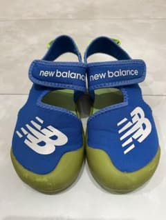 new balance サンダル 20cm 青 緑のサムネイル