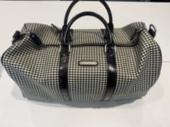 Ralph Lauren ボストンバッグ ハウンドトゥース ラルフローレン 中古