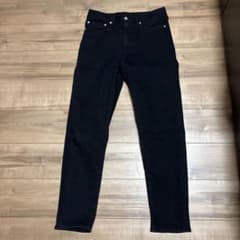 スキニーデニムパンツ ブラックのサムネイル
