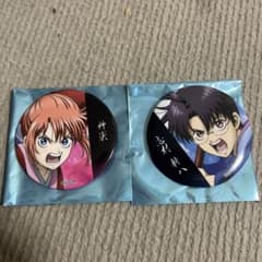 銀魂 神楽 新八 缶バッジ セット - メルカリ