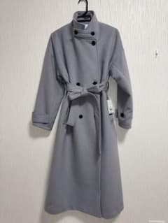 最終値下！dazzlin ハイネックロングコート グレー 新品タグ付き 最終値下！dazzlin ハイネックロングコート グレー 新品タグ付き