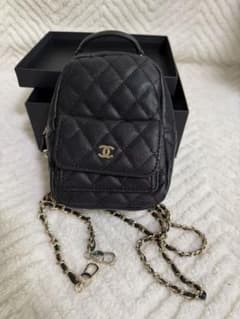 ノベルティ】CHANEL ショルダーバッグ リュックサック BLACK - メルカリ
