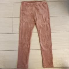 ユニクロ レギンス パンツ　110 コーデュロイ　ピンクのサムネイル