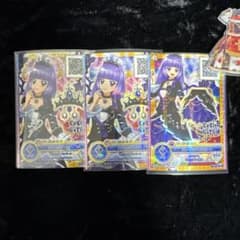 【サイン付き】氷上スミレ　ブルーエンプレス アイカツ PR 3枚セットのサムネイル