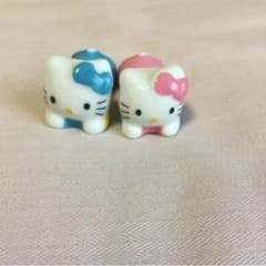 キティ☆箸置き☆陶器☆ペア☆夫婦☆カップルのサムネイル