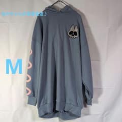 新品 あのちゃんの電電電波♪ 公式パーカー Mサイズ ブルー グッズ ツノ付き