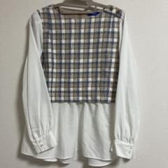 BLUE LABEL CRESTBRIDGE チェック柄ブラウス 38 - メルカリ