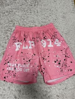 FLR914ハーフパンツたいちゃん着用 Mサイズ　ピンク　正規品のサムネイル