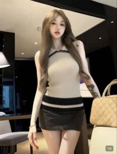 shein ノースリーブニット　434476235のサムネイル